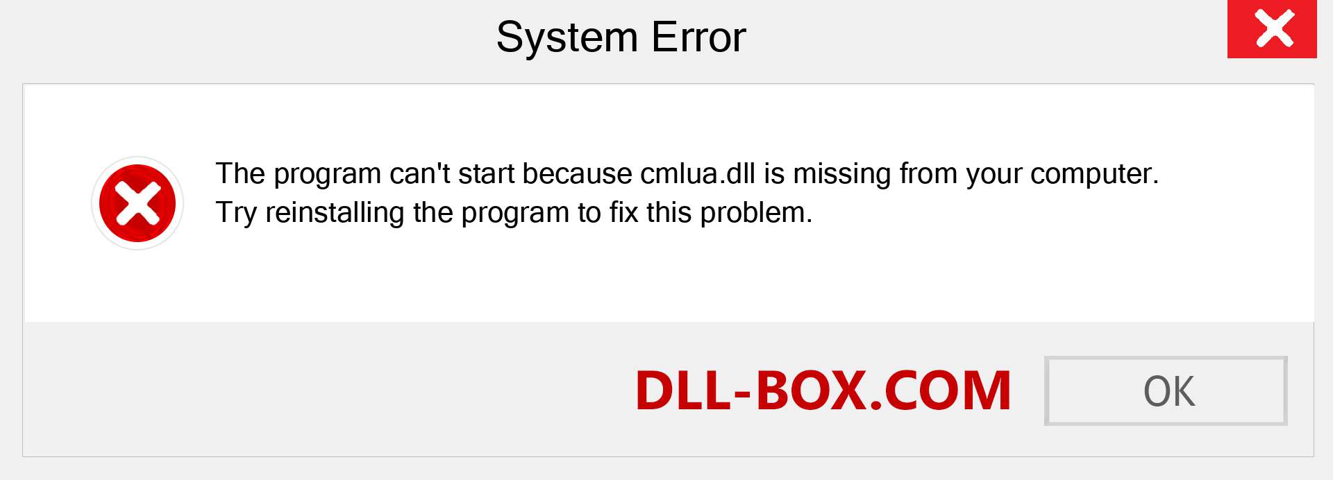  cmlua.dll file is missing?. Download for Windows 7, 8, 10 - Fix  cmlua dll Missing Error on Windows, photos, images