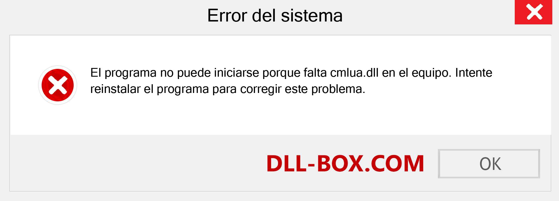 ¿Falta el archivo cmlua.dll ?. Descargar para Windows 7, 8, 10 - Corregir cmlua dll Missing Error en Windows, fotos, imágenes